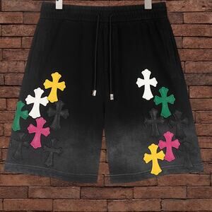 Chrome Hearts Men's Black Shorts